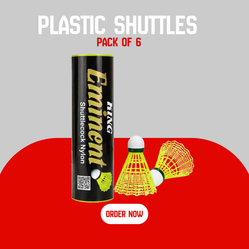 Plastic Shuttles - Pack of 6